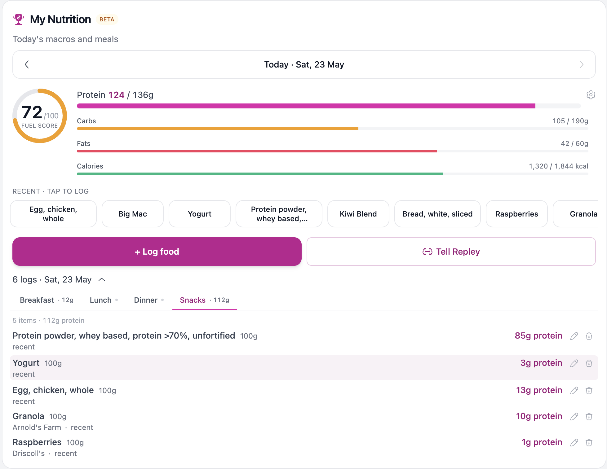 AI nutrition, built for the Australian shelf. - product screenshot
